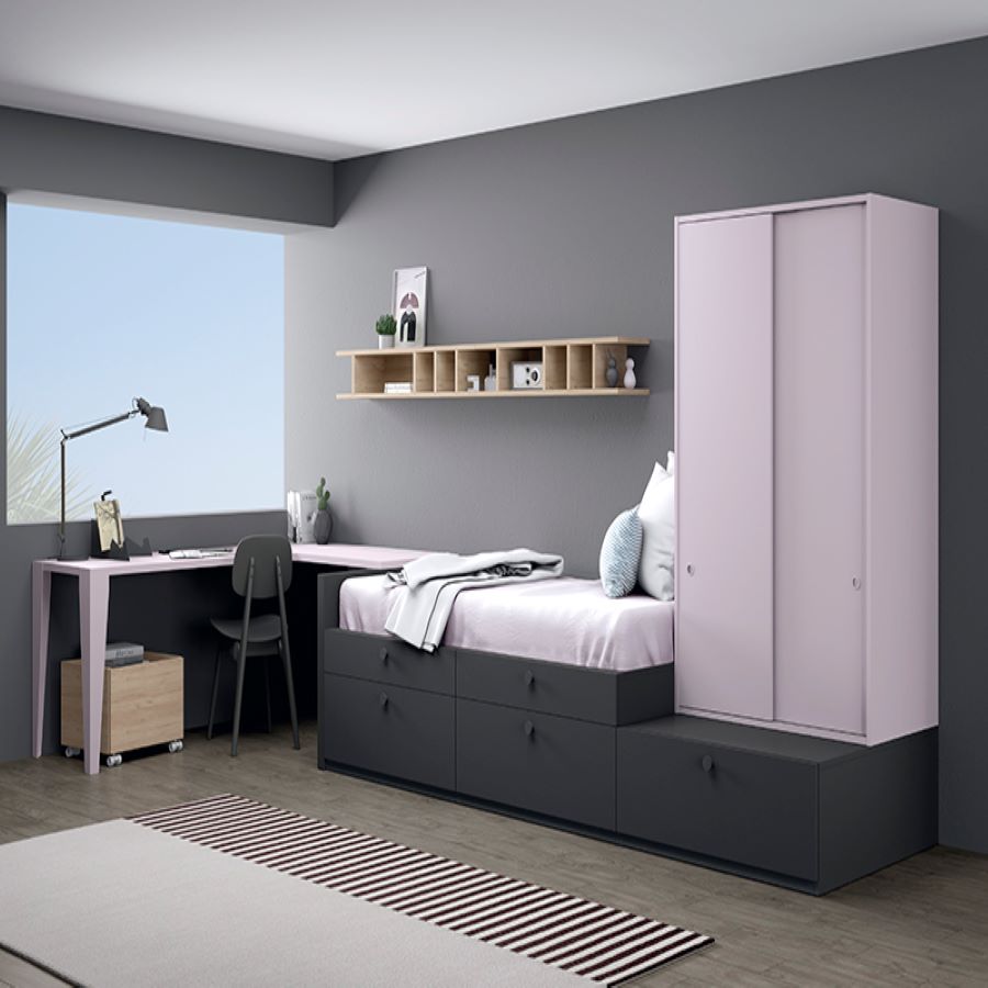 juego de dormitorio minimalista moderno